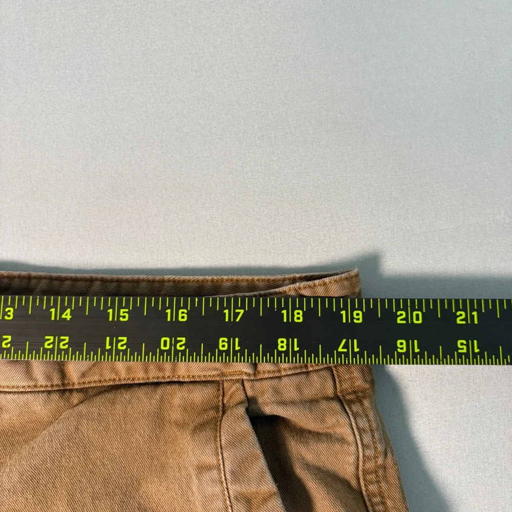 Roark Revival Men Brown Chino Pants Straight Leg Cotton Twill Size 38 SKU 264